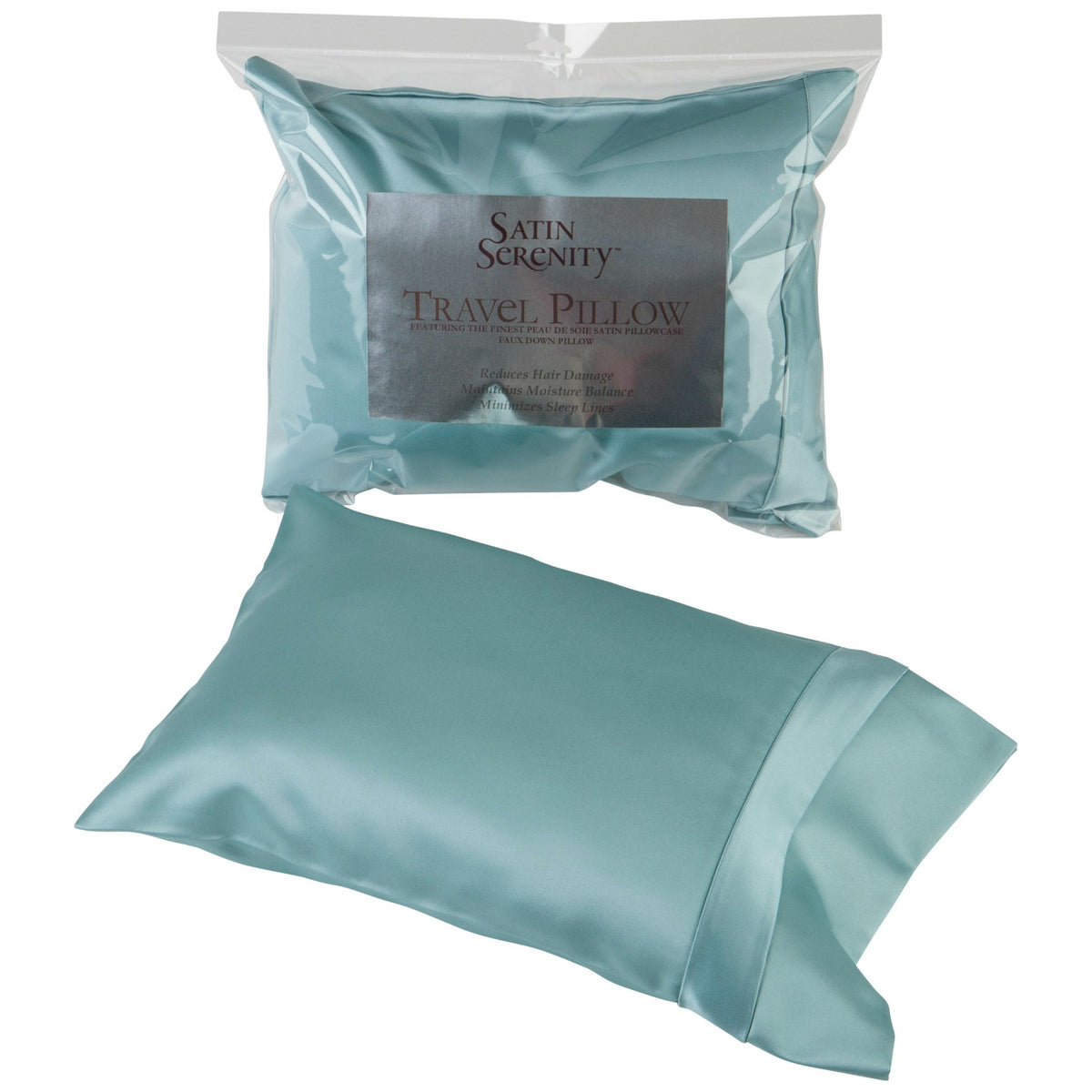 Clearance Satin Travel Pillows Satin Serenity