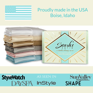 American made satin pillowcases